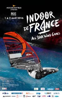 Indoor de France All Star Wind Games. Le vendredi 1er avril 2016 à Paris12. Paris.  20H00